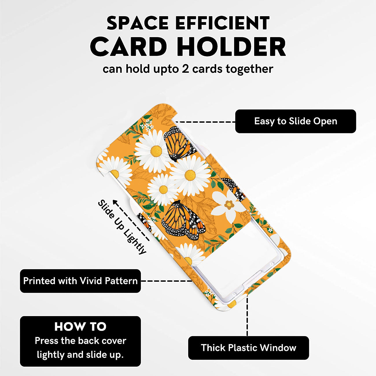 Wholesale Badge Reels ABS Butterfly Card Holder Retractable Keychain